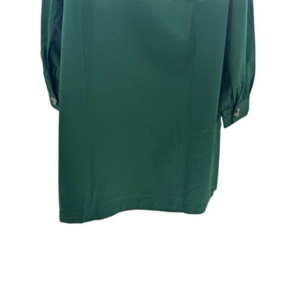 Tuckernuck NEW Dark Green Blake Long Sleeve Relaxed Fit Mini Dress Size XS - Picture 9 of 11